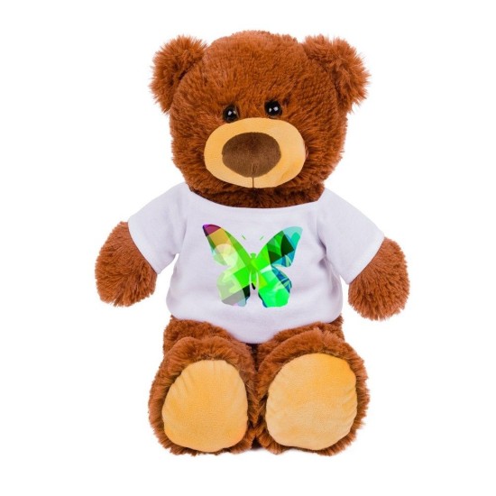 Іграшка плюшевий ведмедик Берні, колір темно-помаранчевий - HE310-07