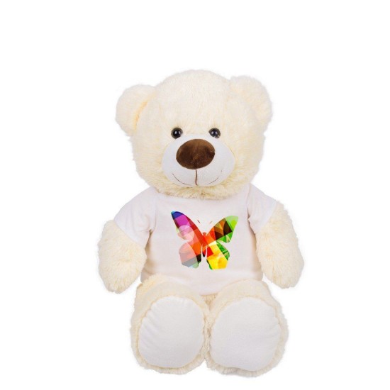 Берні, плюшевий ведмедик, колір білий - HE332-02