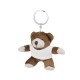 Брелок плюшевий ведмедик коричневий - HE560-16