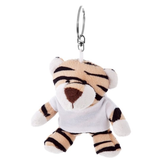 Брелок плюшевий тигр світло-коричневий - HE584-18