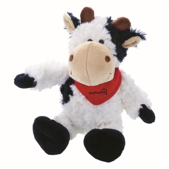Плюшева корова, колір чорно-білий - HE668-88