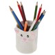 Підставка під олівці плюшевий кіт, колір бежевий - HE671-20