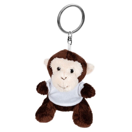 Карлі, плюшева мавпа, брелок, колір коричневий - HE732-16
