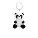 брелоки, плюшева панда чорно-білий - HE763-88