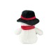 Іграшка плюшевий сніговик Сноувей, колір білий/чорний - HE787-88