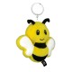 Брелок плюшева бджілка Зібі з чіпом NFC, колір жовтий - HE795-08