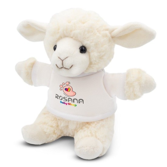 Іграшка плюшева овечка Блітані, колір білий - HE827-02