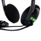 Навушники з мікрофоном Kaur, колір чорний - V0169-03
