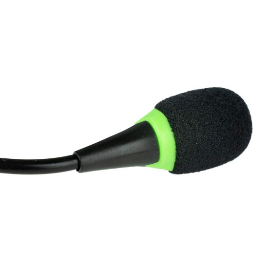 Навушники з мікрофоном Kaur, колір чорний - V0169-03