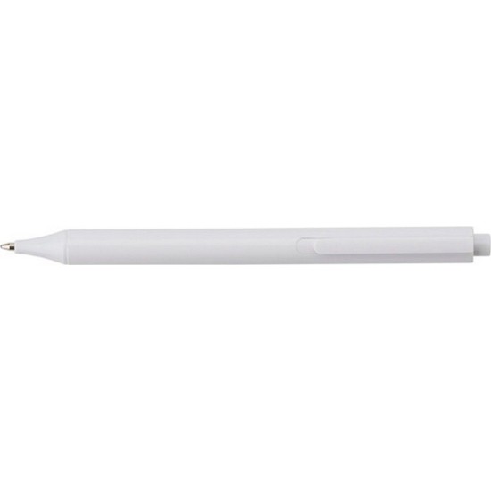 Блокнот А5 на спіралі з кульковою ручкою, в лінію, колір білий - V0239-02