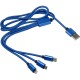 Зарядний кабель, колір синій - V0323-11