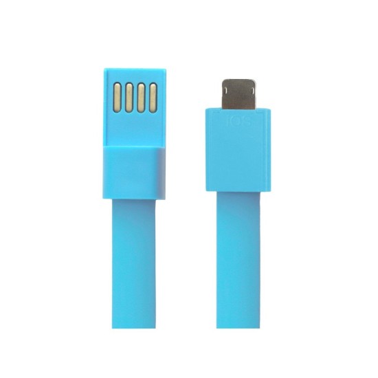 Браслет, кабель для зарядки та синхронізації, колір синій - V0331-11