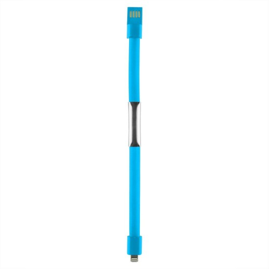 Браслет, кабель для зарядки та синхронізації, колір синій - V0331-11