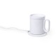 Чашка 350 мл, бездротове зарядне обладнання 10 Вт, грілка для чашок, колір білий - V0391-02