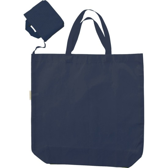 Складна сумка для покупок з чохлом, колір кобальт - V0401-04