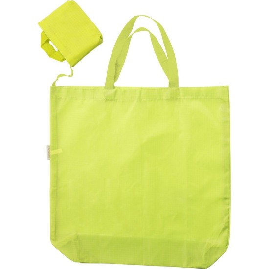 Складна сумка для покупок з чохлом, колір світло-зелений - V0401-10