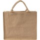 Еко-сумка для покупок з джута, колір коричневий - V0402-16