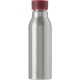 Пляшка для води Voyager, алюмінієва, 600 мл, колір червоний - V0656-05