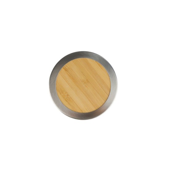 Термос 500 мл з бамбуковим покриттям, колір коричневий - V0693-16