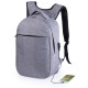 15-дюймовий рюкзак для ноутбука, захист RFID, колір сірий - V0709-19