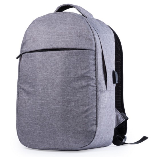 15-дюймовий рюкзак для ноутбука, захист RFID, колір сірий - V0709-19
