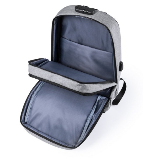 Водонепроникний  рюкзак для ноутбука 15 дюймів сірий - V0711-19