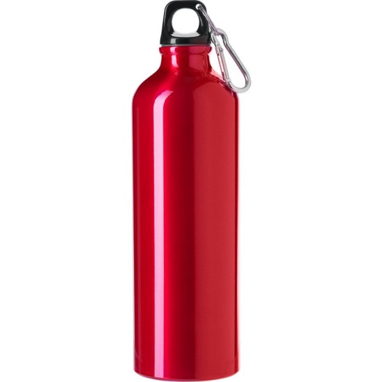 Пляшка для води Voyager, алюмінієва, 750 мл, колір червоний - V0744-05