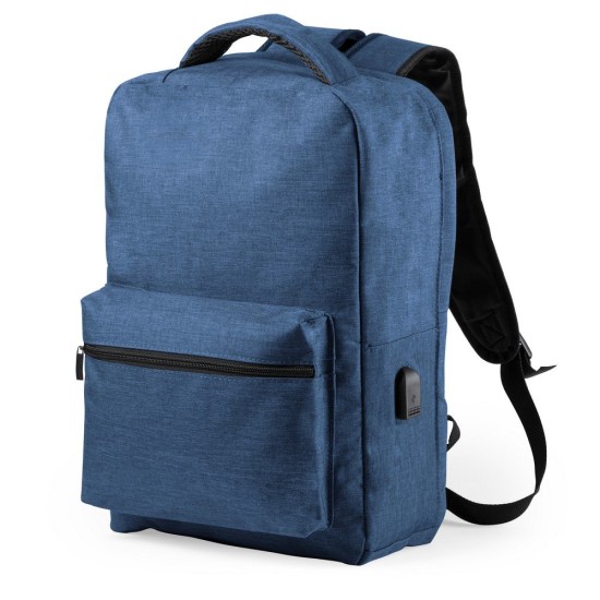 Протиугінний рюкзак, відділення для ноутбука 15 дюймів і планшета 10 дюймів, захист від радіочастотної ідентифікації, колір синій - V0767-11