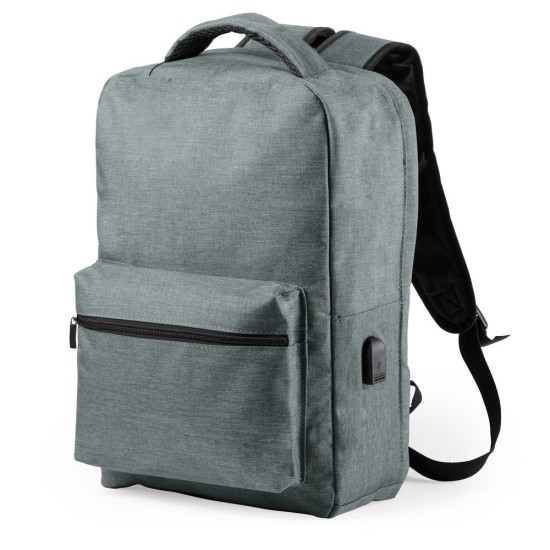 Протиугінний рюкзак, відділення для ноутбука 15 дюймів і планшета 10 дюймів, захист від радіочастотної ідентифікації, колір сірий - V0767-19