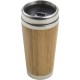 Термокружка 400 млз бамбуковим покриттям, колір світло-коричневий - V0773-18