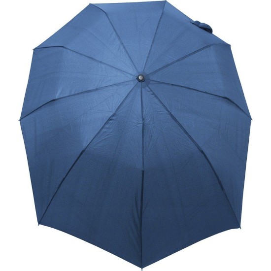 Вітрозахисна автоматична парасолька, складна, колір синій - V0789-11