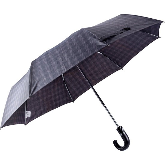 Автоматична парасолька, складна, колір чорний - V0796-03