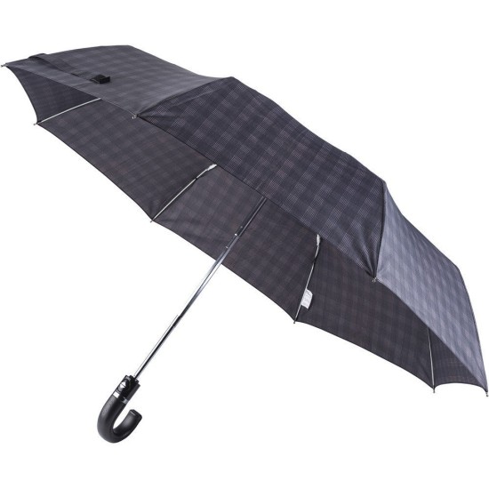 Автоматична парасолька, складна, колір чорний - V0796-03
