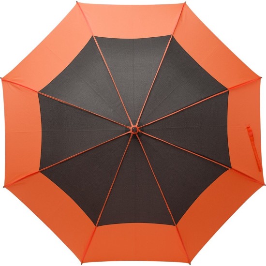 Вітрозахисна ручна парасолька, колір помаранчевий - V0804-07