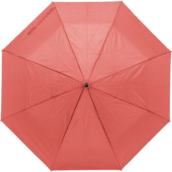 Складна парасолька, сумка для покупок, колір червоний - V0808-05