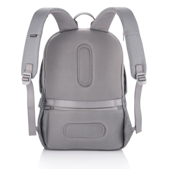 Рюкзак антизлодій для ноутбука Bobby Soft, RPET 15,6-дюймів, колір сірий - V0998-19