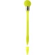 Ручка кулькова  лампочка з ковпачком, колір жовтий - V1006-08