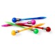 Ручка кулькова  лампочка з ковпачком, колір кобальт - V1006-04