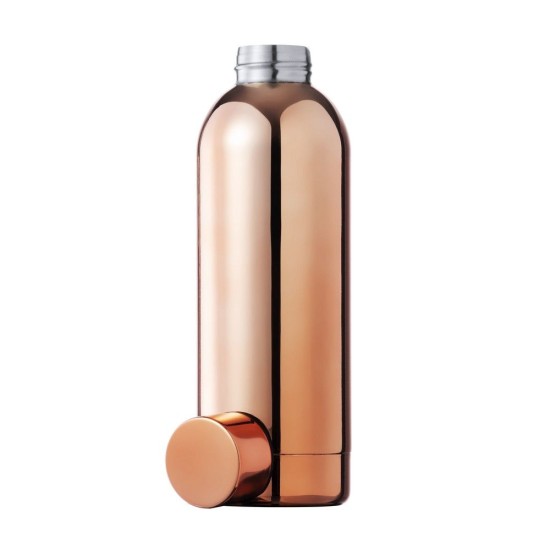 Пляшка для води 800 мл, мідна поверхня, колір золотистий - V1062-24