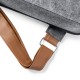 Рюкзак з фетру RPET, колір сірий - V1084-19