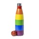 Пляшка для води 790 мл, нержавіюча сталь, колір мультикольоровий - V1109-99