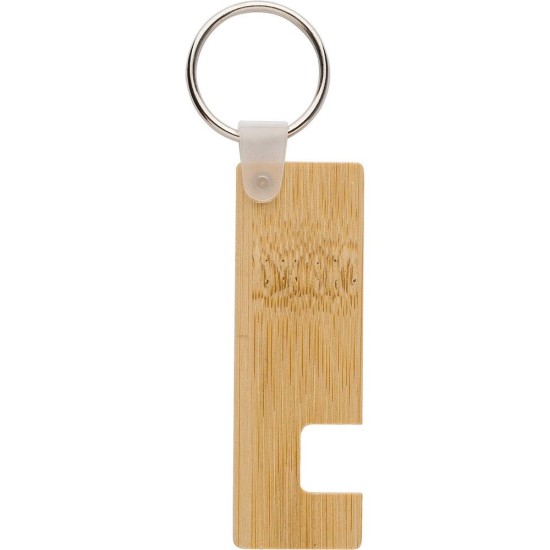 Ключниця бамбукова, тримач для телефону, колір коричневий - V1173-16
