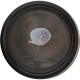 Свічка парфумована (карнаубський віск) в склі, колір чорний - V1199-03