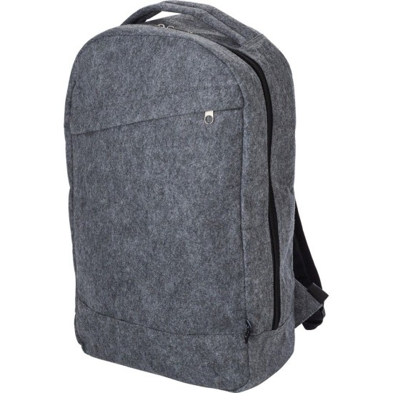 Рюкзак з фетру RPET, колір сірий - V1260-19