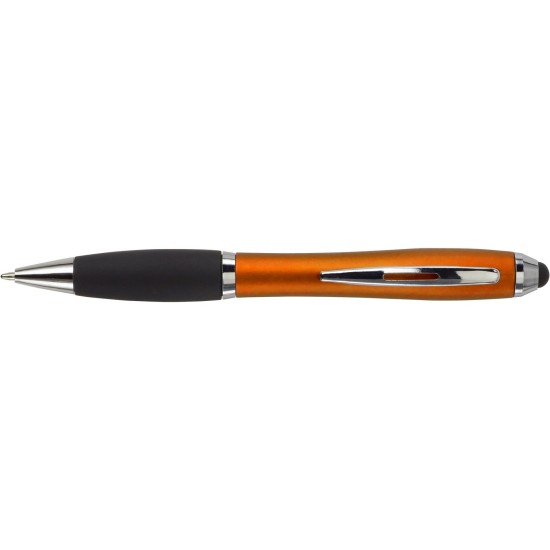 Кулькова ручка зі стилусом, колір помаранчевий - V1315-07