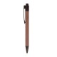 Бамбукова кулькова ручка, колір чорний - V1410-03