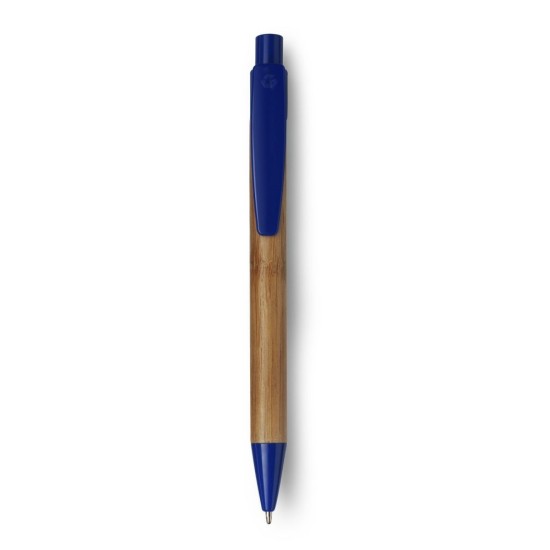 Бамбукова кулькова ручка кобальт - V1410-04