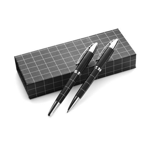 Письмовий набір, кулькова ручка, колір чорний - V1420-03