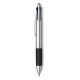 Кулькова ручка з різнокольоровими чорнилами, колір чорний - V1432-03