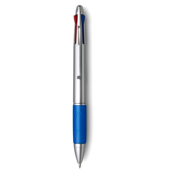 Кулькова ручка з різнокольоровими чорнилами, колір кобальт - V1432-04